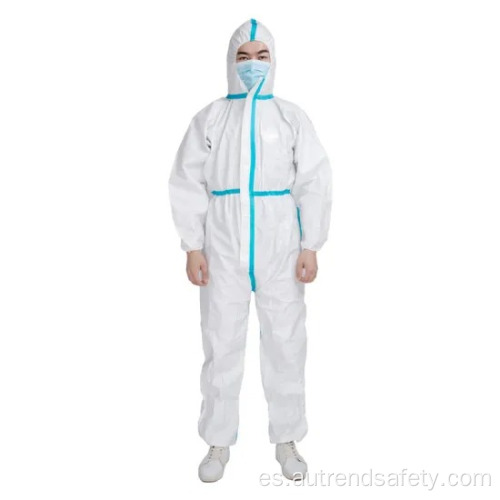 Ce FDA Medical Bata de aislamiento protectora desechable impermeable